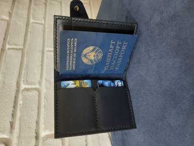 Универсальный кошелек, бумажник, чехол для паспорта ручной работы
