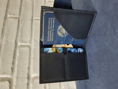 Универсальный кошелек, бумажник, чехол для паспорта ручной работы