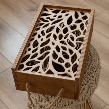 деревянная коробка для вина ручной работы
