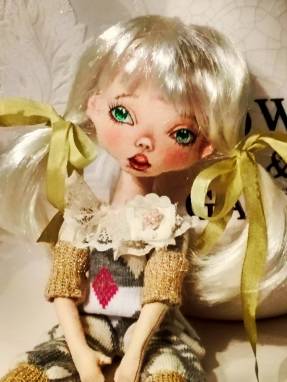 текстильная сувенирная куколка ручной работы