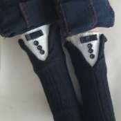 Вязаные мужские носки " Фрак"