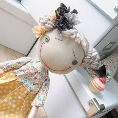 Текстильная кукла Майя ручной работы