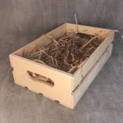 Ящик коробка упаковка подарочный деревянный 23 февраля почтовый