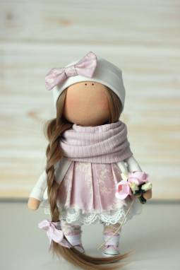 Интерьерная кукла Надин ручной работы