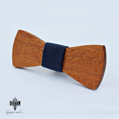 Деревянная галстук-бабочка Sterjen Casual  ручной работы
