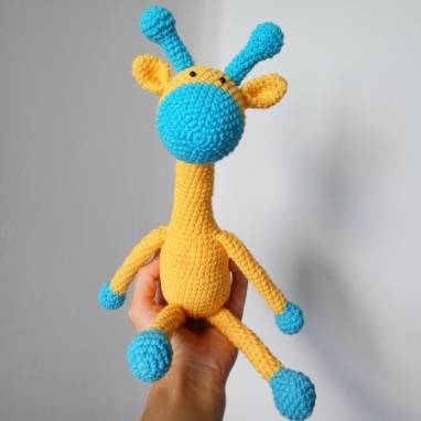 мягкая игрушка жираф ручной работы