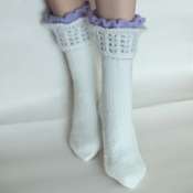 Женские теплые носки " Фиолетовая дымка "
