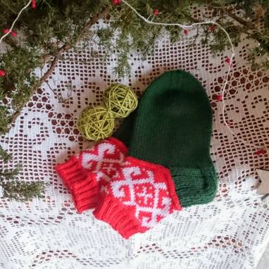 Носки женские вязаные " Белорусский сувенир " ручной работы