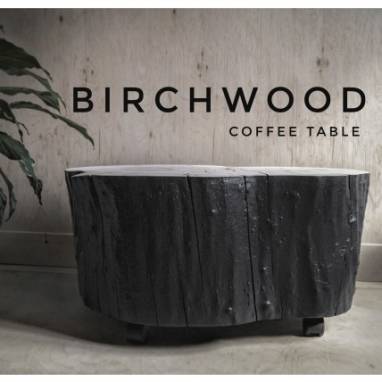 Журнальный (кофейный) столик "BIRCHWOOD" ручной работы