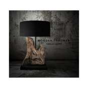 Table lamp "Wooden fragment" #20
