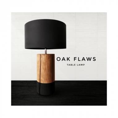 Oak flaws (table lamp) #18 ручной работы