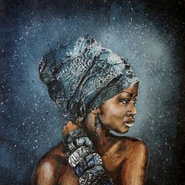 "Африканская принцесса" ручной работы
