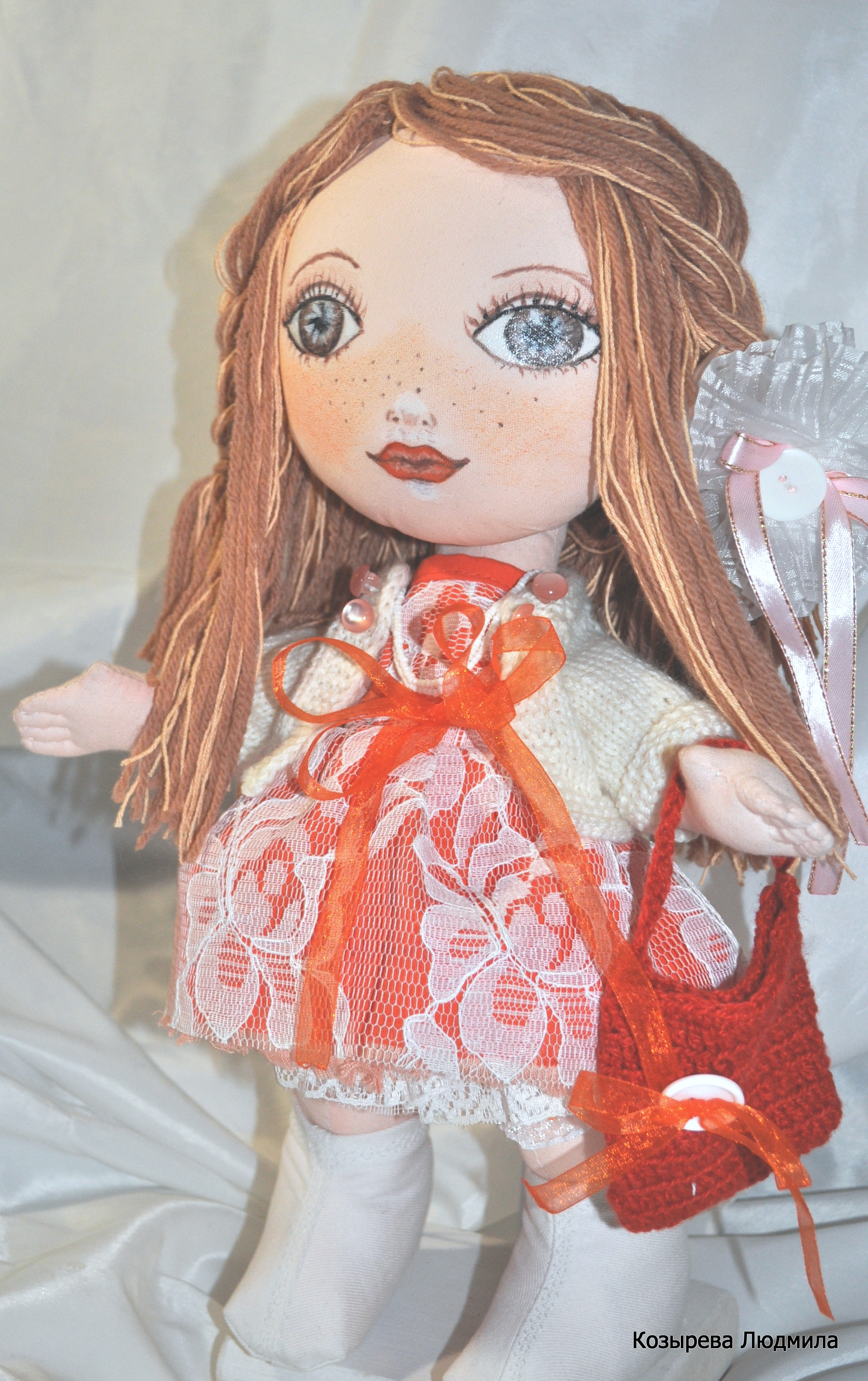 Текстильная кукла ручной работы